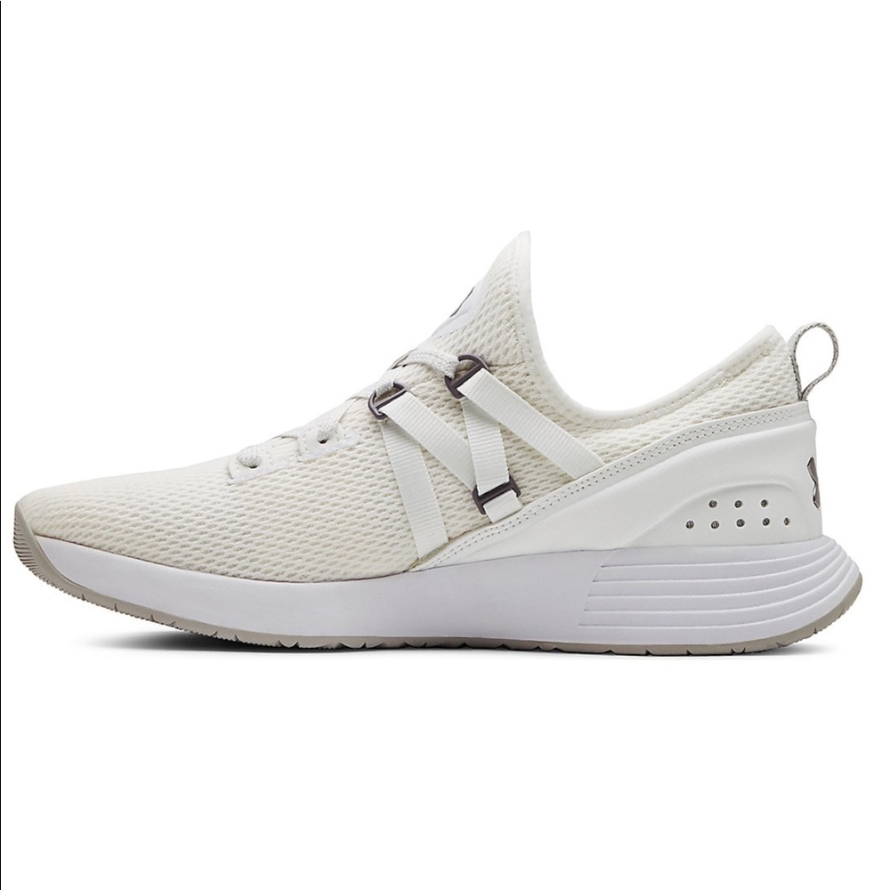 NWT Women’s Ladies White Under Armour UA Size 9 - Picture 3 of 4